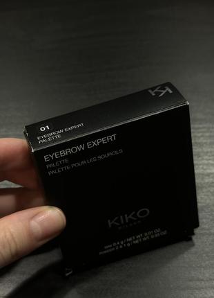 Палітра для брів kiko milano eyebrow expert palette3 фото