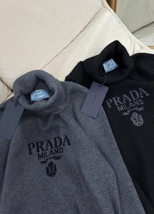 Свитер гольф водолазка в стиле prada прада7 фото