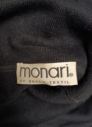 Стильный длинный свитер мерино monari  италия9 фото