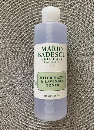 Тонік із лавандою mario badescu witch hazel & lavender toner, 236 ml1 фото