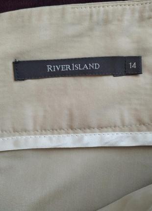 Ассиметричная юбка цвета ивори river island.4 фото