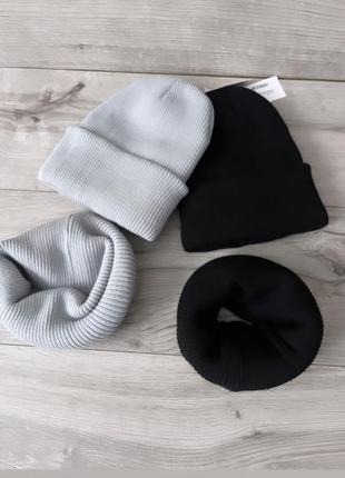 Теплый зимний комплект 🤗на флисе шапка хомут цвета и размеры