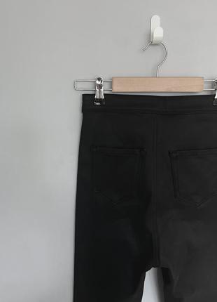 Джеггінси джинси чорні щільні, нові, висока посадка5 фото
