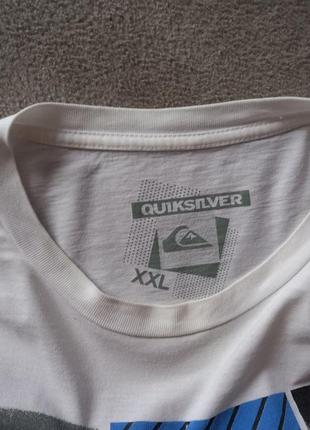 Брендовая футболка quiksilver.5 фото