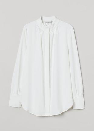Класична сорочка рубашка блуза з круглим коміром