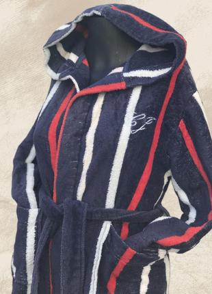Подростковый махровый халат с капюшоном3 фото