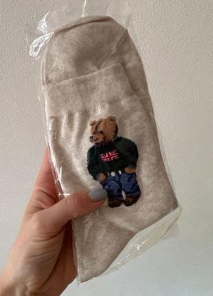 Стильные носки polo bear2 фото