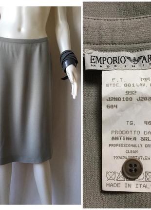 Emporio armani italy миди юбка из шерсти и вискозы2 фото