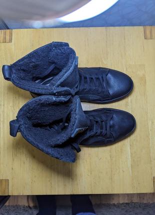 Bjorn borg - зимние кожаные ботинки6 фото