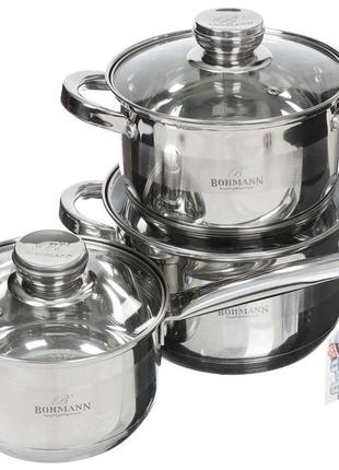 Набір посуду 6 предметів bohmann bh 06-175