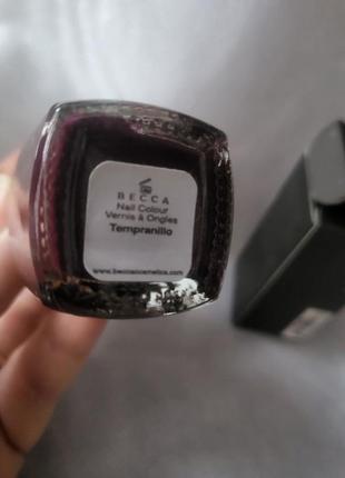 Becca tempranillo nail color - лак для ногтей3 фото