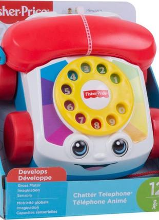 Іграшка-каталка веселий телефон fisher-price, fgw662 фото