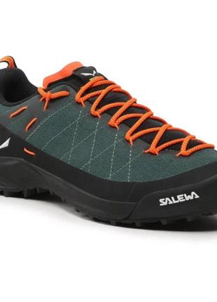 Кросівки ч salewa wildfire canvas m 61406 5331 - 45 - зелений1 фото