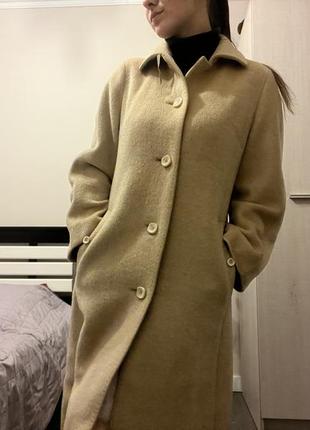 Натуральное винтажное пальто4 фото