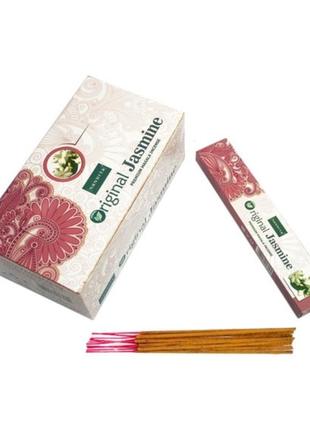 Nandita original jasmine (плоская пачка) 15 грамм , ароматические палочки, натуральные палочки, благовония