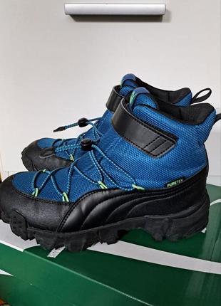 Дитячі зимові чоботи сапоги сапожки черевики puma maka puretex v jr. eu 35,5 22 см