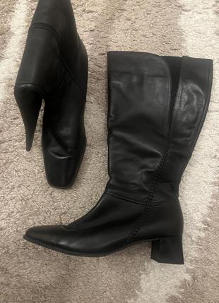 Сапоги с фетром gabor