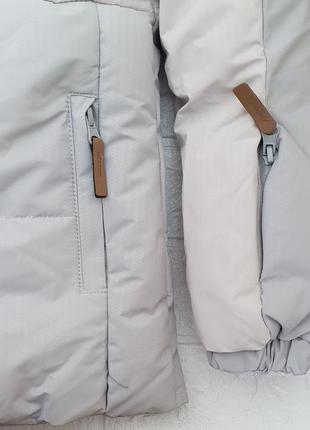 Мембранная зимняя лыжная теплая куртка для девочки 146 см / 10 -11 лет4 фото