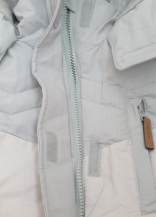 Мембранная зимняя лыжная теплая куртка для девочки 146 см / 10 -11 лет5 фото