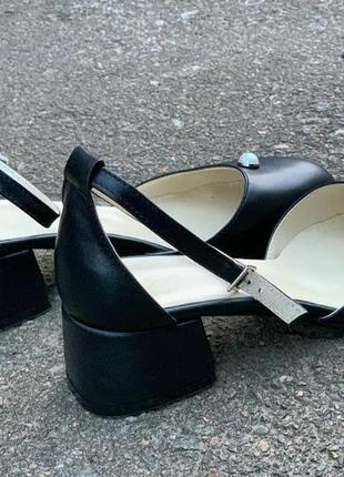 Шкіряні туфлі ручної роботи2 фото