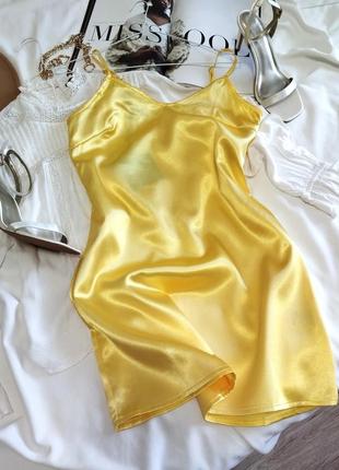 Сатиновое платье4 фото