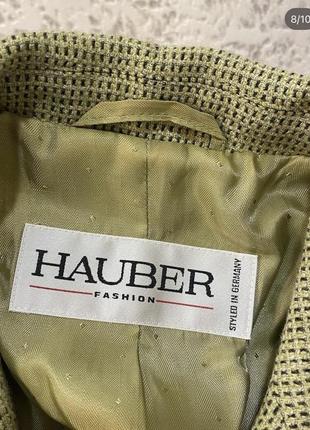Вінтажний вовняний піджак hauber7 фото