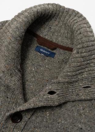 Gant wool cardigan   чоловічий светр кардиган3 фото