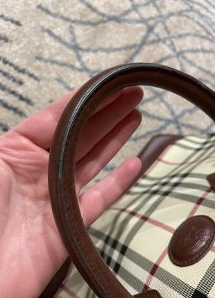 Вінтажна брендова сумка у клітинку