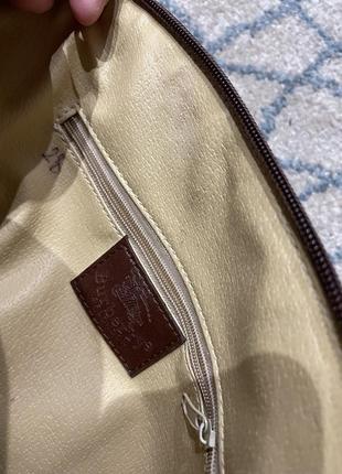 Вінтажна брендова сумка у клітинку