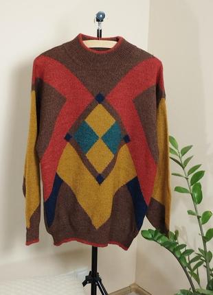Tom tino модный свитер геометрический принт1 фото