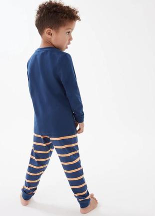Піжама для хлопчика marks & spencer на 6-7 років бавовна2 фото
