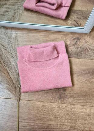 Теплый мягкий кашемировый свитер с горлом 100% кашемир 🌺5 фото