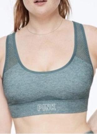 Новий спортивный топ бюстгальтер лиф pink victoria secret