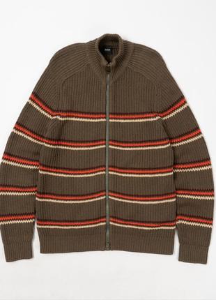 Hugo boss vintage zip sweater   чоловічий светр кардиган