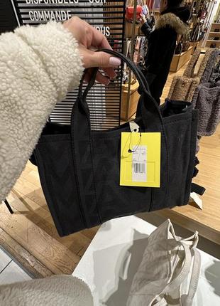 Сумка marc jacobs logo patch small tote bag