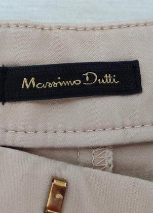 Светлые стрейчевые коттоновые шорты massimo dutti р. 40 марокко5 фото