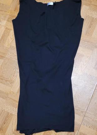 Платье с вырезом на спине черное англия5 фото