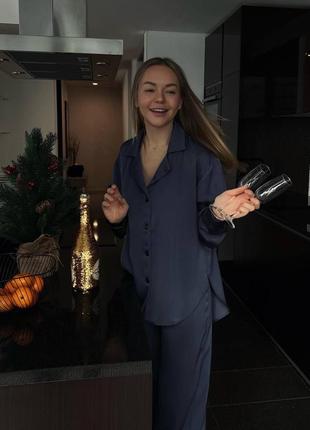 Домашний костюм шелк3 фото