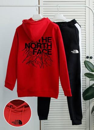 Шикарний зимовий чоловічий костюм "the north face fleece winter"1 фото