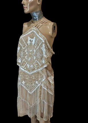 Платья декоративное бисером в стиле гетсби4 фото