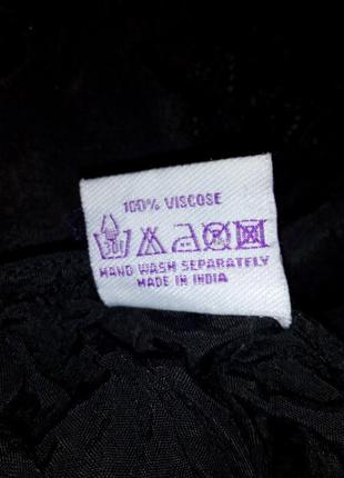 Брендовая блуза с вышивкой индия разм 50-52  пог-60см3 фото