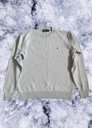 Светр  polo ralph lauren made in usa оригінальний блакитний