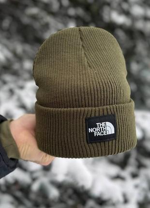 Зимова шапка на флісі the north face ❄️