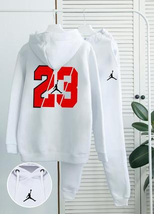 Шикарний зимовий чоловічий костюм "air jordan 23 fleece winter"