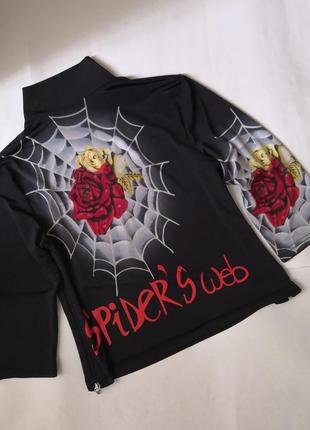 Кофточка -- водолазка spider's web, розмір м 2
