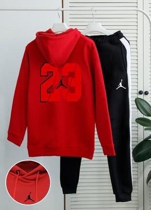 Шикарный зимний мужской костюм "air jordan 23 fleece winter"