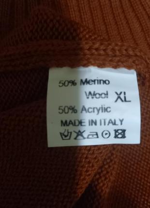Италия новый джемпер 50% мерино6 фото
