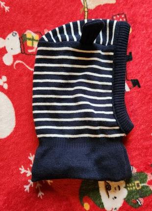 Шапка з вушками тепла 92см