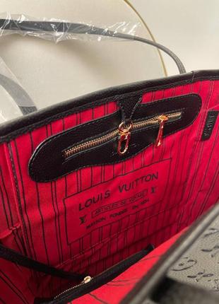 Сумка louis vuitton neverfull black4 фото