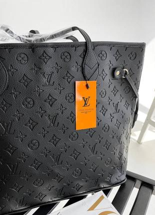 Сумка louis vuitton neverfull black6 фото